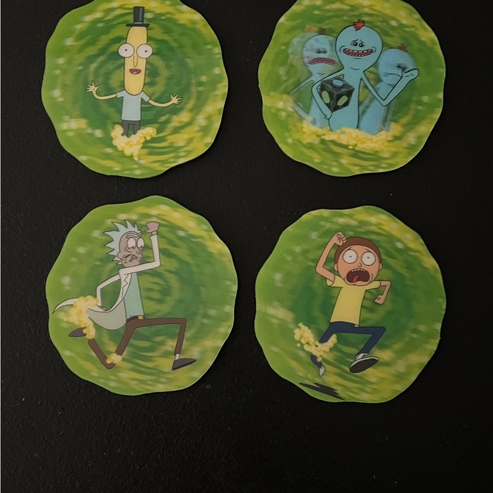 Rick and Morty - 3D Coasters - Adult Swim Cartoon Network - Picture 2 of 6